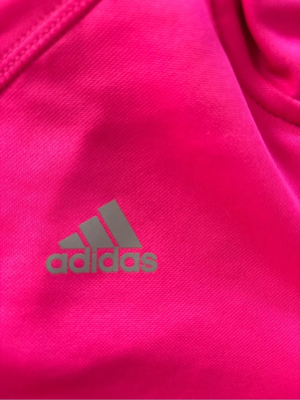 Addias Pink Boston Marathon 2016 Quarter-Zip Training Jacket SZ L Worn 1X - Picture 12 of 14